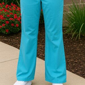 Simply Basic Teal Unisex Scrub Pants Size L